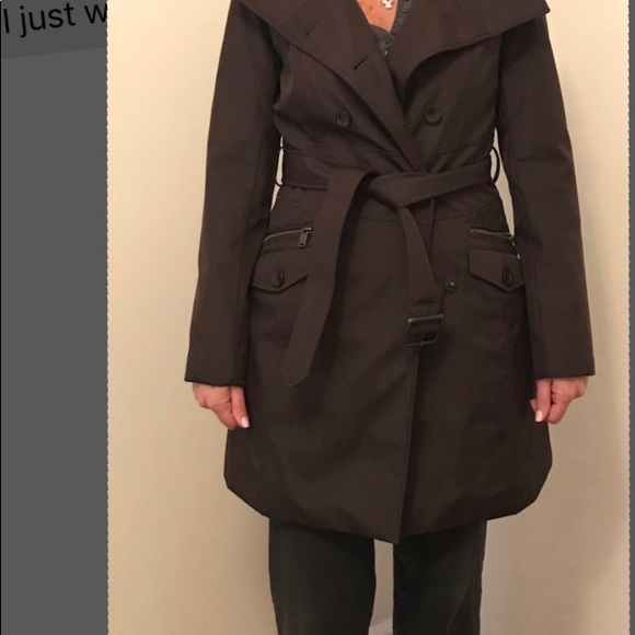 *NWOT* Marc New York Brown Trenchcoat - Picture 8 of 8